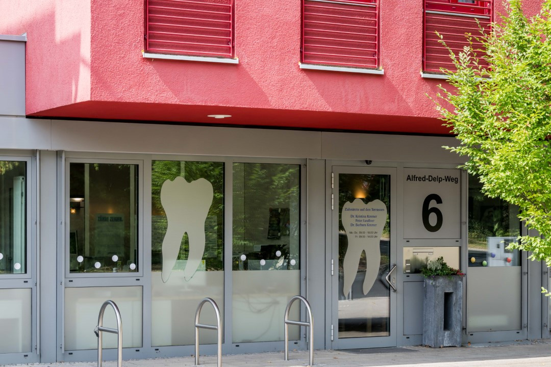 Eingang zur Praxis